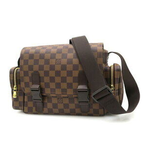 Louis Vuitton Damier Reporter Melville Shoulder Bag Brown